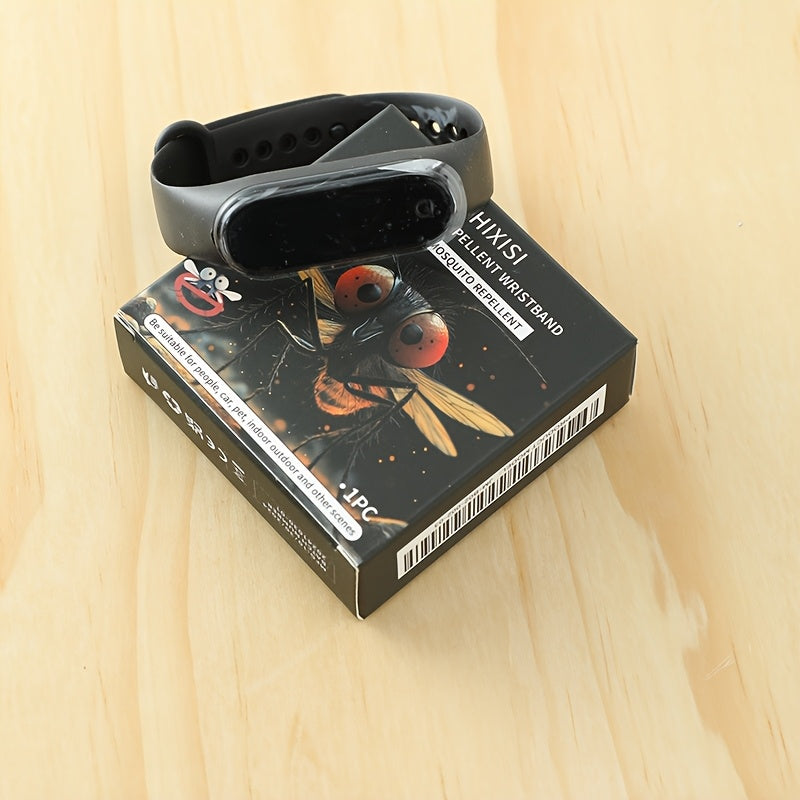 Unisex Silicone Mosquito Repellent Wristband for Outdoor Camping and Home Use