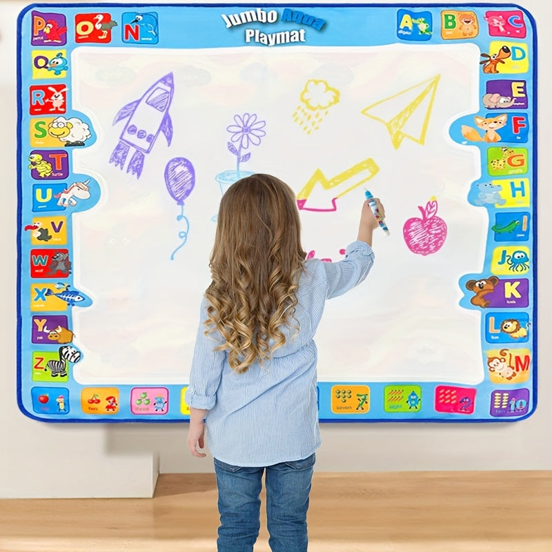 Kids Art Toy Graffiti Canvas with Reusable Magic Pen for Creativity and Coordination