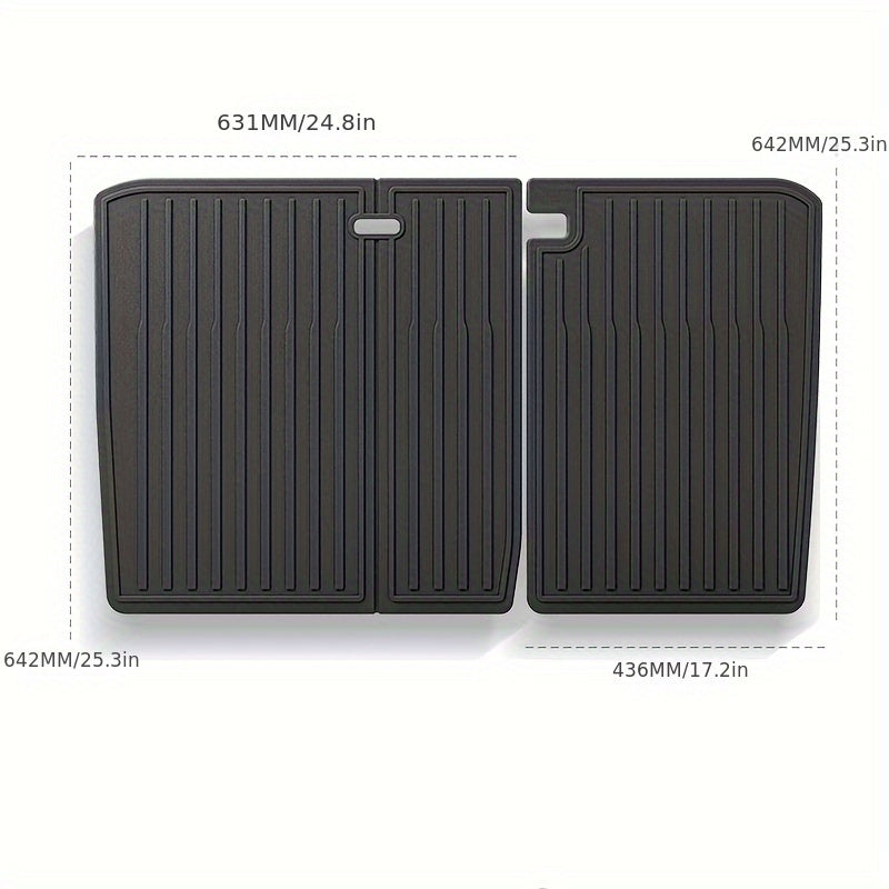 Second Row Seat Back Cushion TPE Waterproof Anti-slip Car Interior Pad