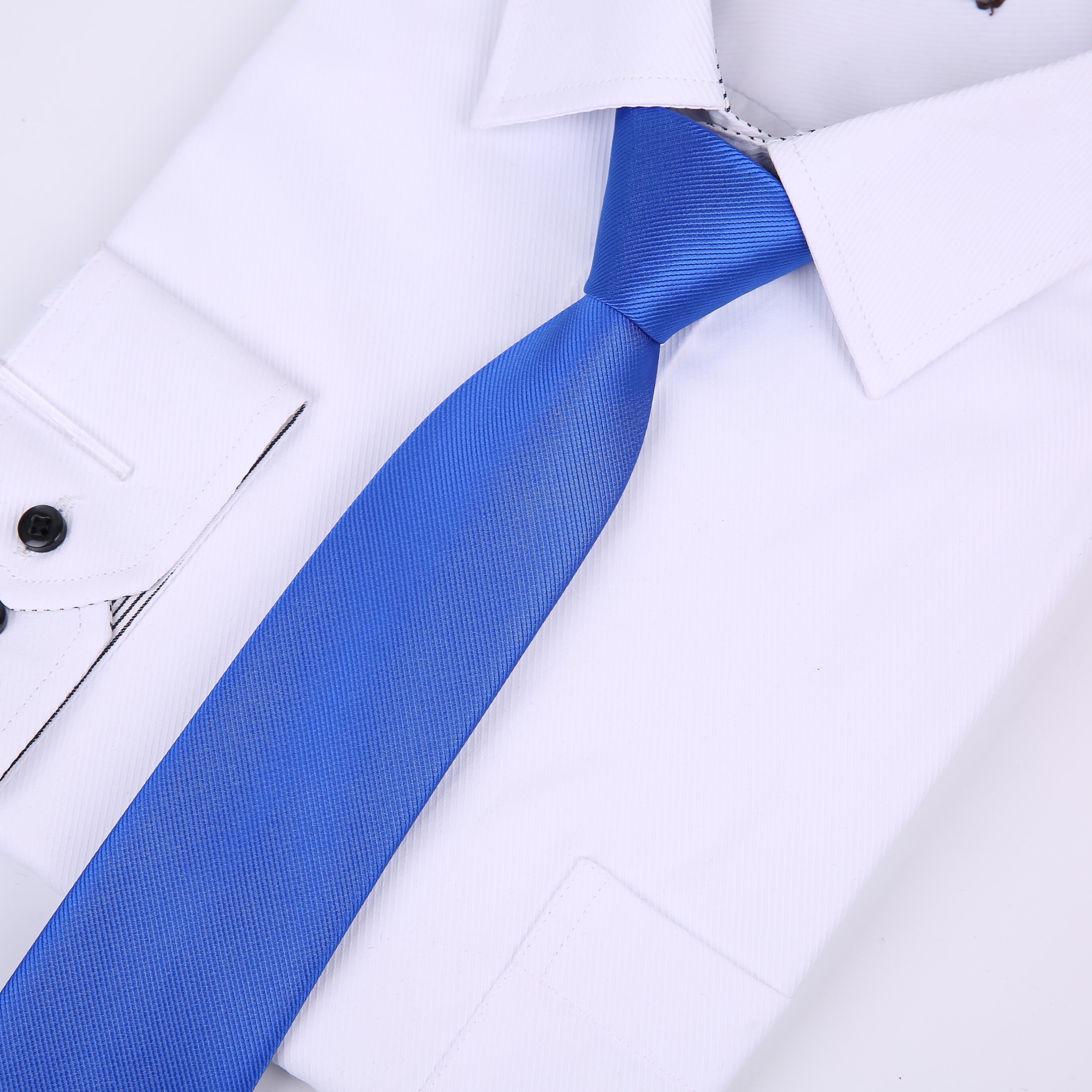 Men's Adjustable Solid Ties for Business Attire and Gifting