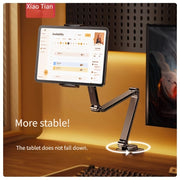 Регулируемая алюминиевая подставка для планшета с вращением на 360° и многоугольным складыванием