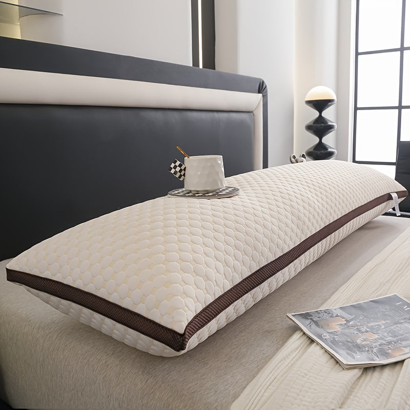 Orqa tomon va qorni uchun massaj funksiyali uzun to'qilgan tanali yostiq