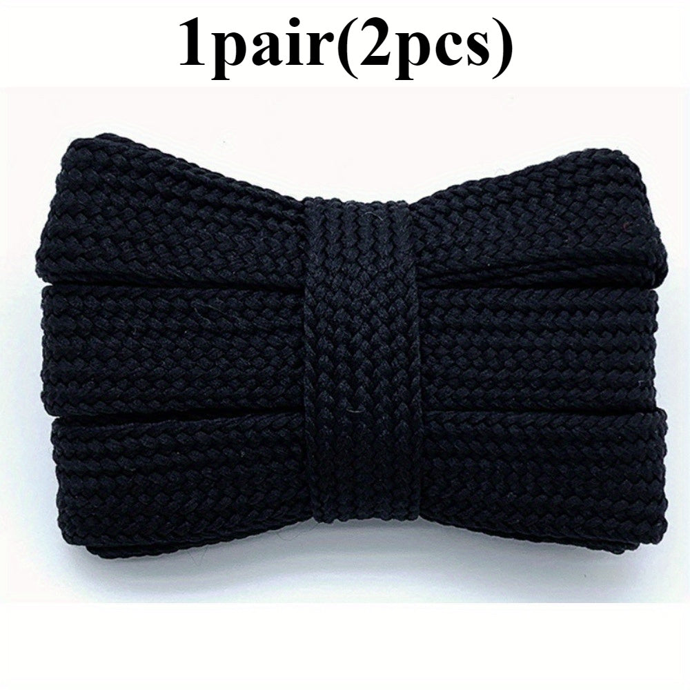 2 Pairs Polyester Spandex Shoelaces for Low and High Top Shoes