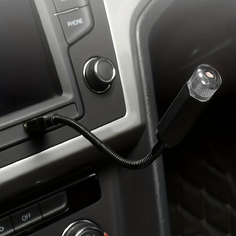 Car Interior LED Starry Sky Light Atmosphere Car Roof Decoration Projector