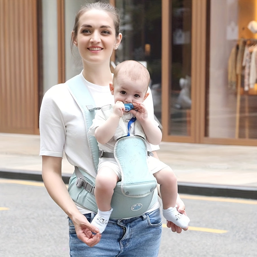Lightweight Baby Carrier Sling for All Seasons Front and Back Seat for Ages 3+