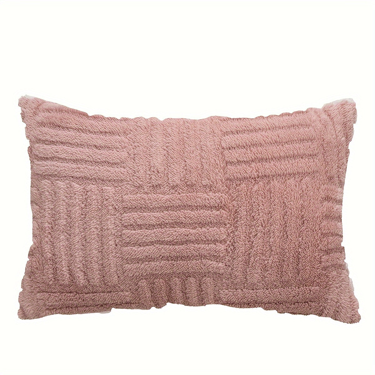 Boho Throw Pillow Cover Soft Plush Stripe Farmhouse Cushion Cover 45.72cm 45.72cm 30.48cm 50.8cm