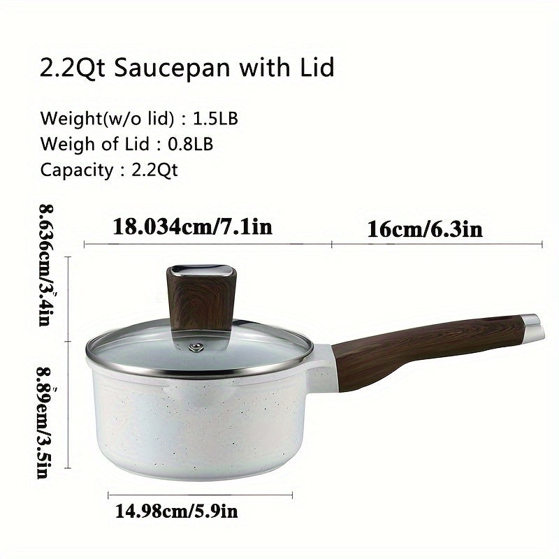 Juego de utensilios de cocina de 16 piezas, ollas antiadherentes, olla de hierro fundido, freidora de aceite, olla para guisos y fideos