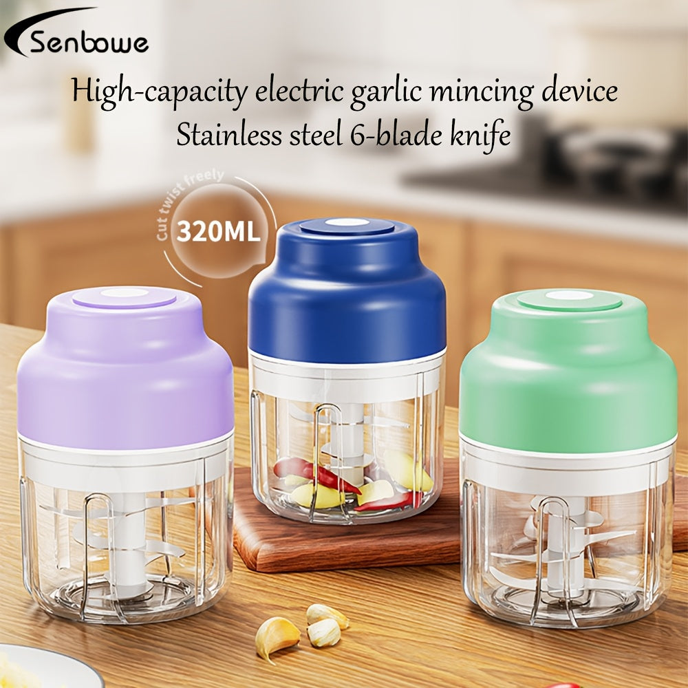 320ml Six-Leaf Electric Garlic Mincing Device