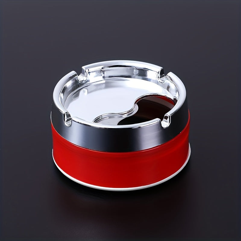 Rotating Electroplated Ashtray Windproof Home Living Room Accessories