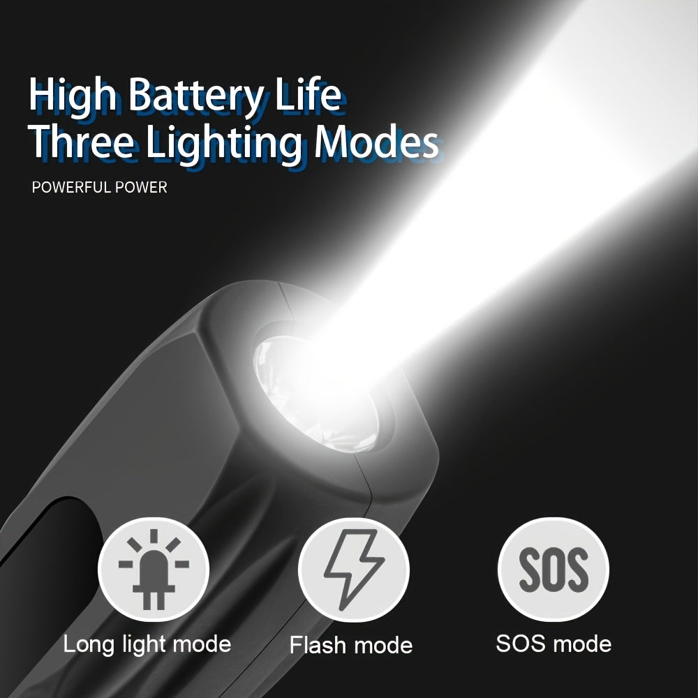 Прочный USB-заряжаемый отпугиватель для собак, кошек и грызунов с фонариком и технологией против лая