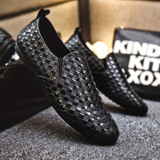 Men's Leather Loafers Slip On Casual Dress Shoes for Men