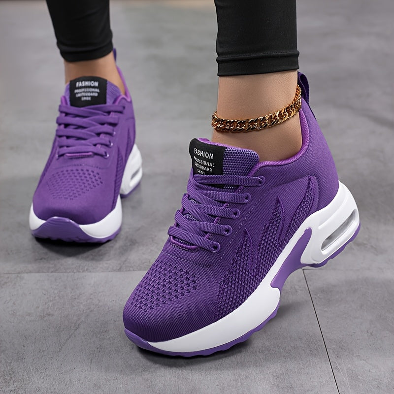 Women's Breathable Slip-On Sneakers with Lift Technology All-Season Comfort