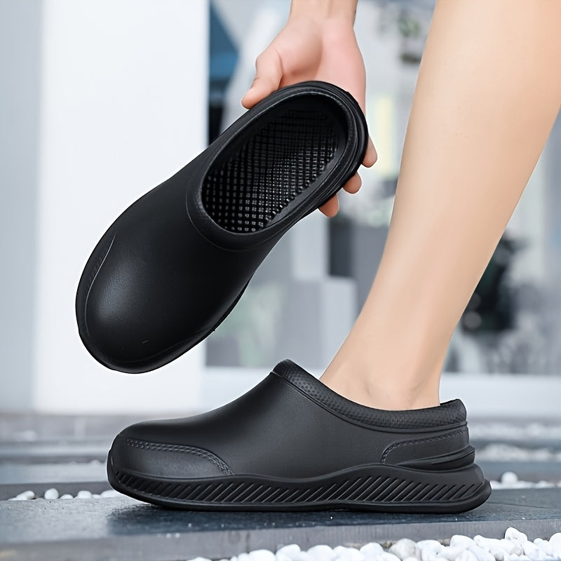 Women's Rain Boots EVA Muddle Chef Shoes Non-Slip Lightweight Work Shoes