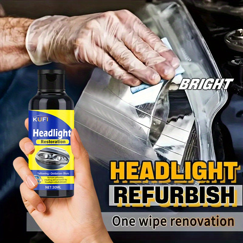 Motorcycle Headlight Restoration Kit No Sanding Oxidation Removal
