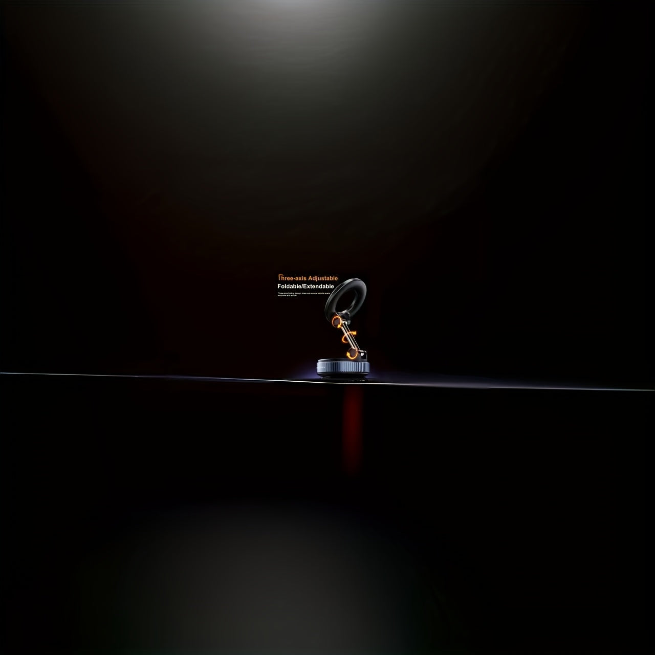 Magnit telefon uchun tutgich alyuminiy qotishma 360° buriladigan panelga o'rnatish