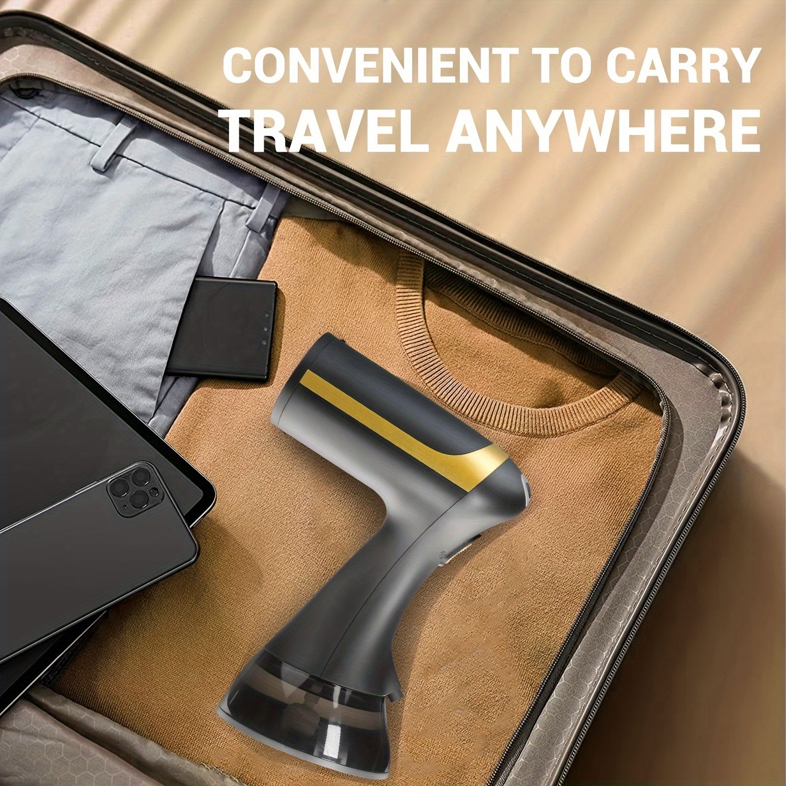 Handheld Travel Garment Steamer 1500W Portable Clothes Steamer with EU Plug