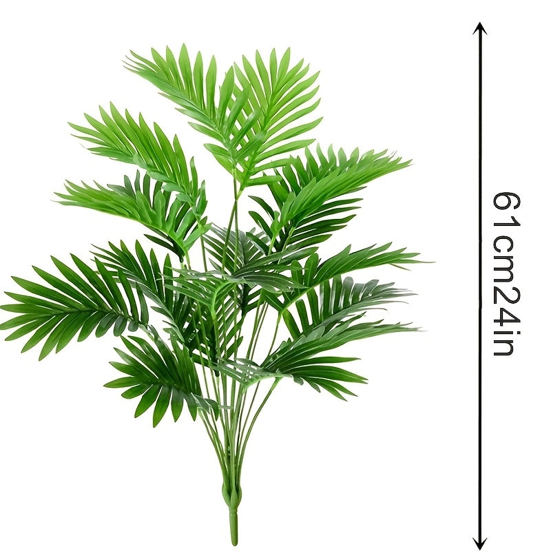 Artificial Potted Palm Tree 18 Heads Detachable Indoor Outdoor Decor Housewarming Gift