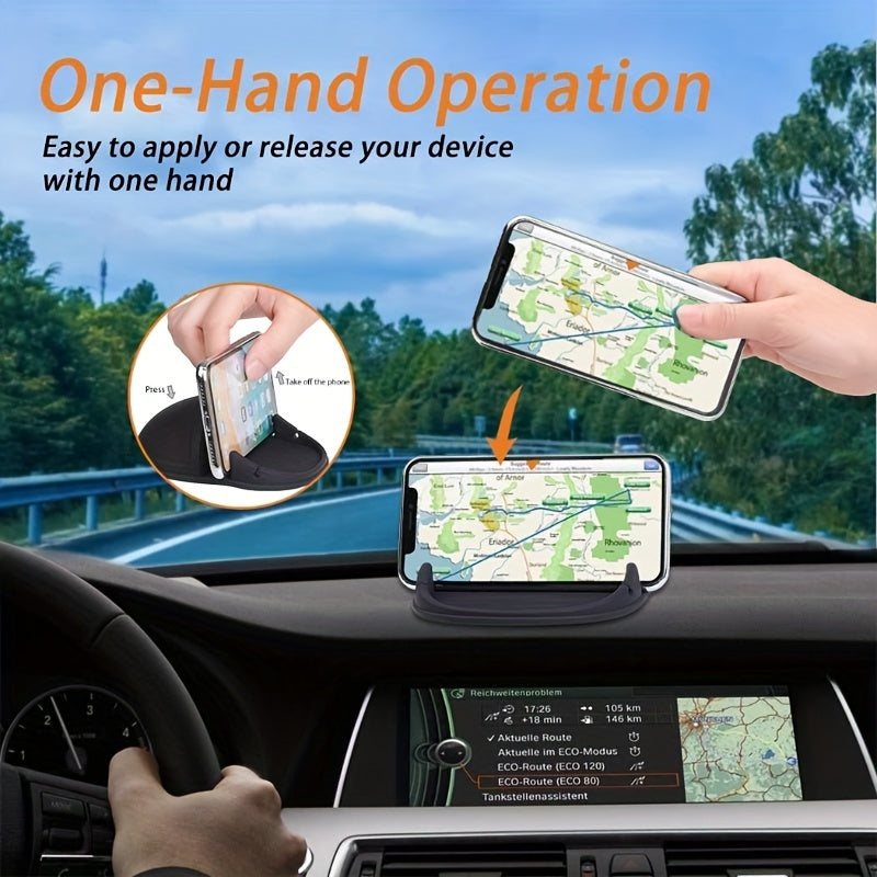 Universal Silicone Car Phone Holder Dashboard Anti-Slip Waterproof Durable