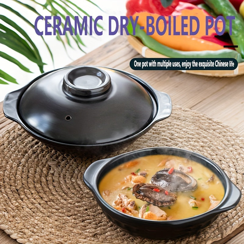 Керамическая запеканка с крышкой, термостойкая, легко очищается, различных размеров