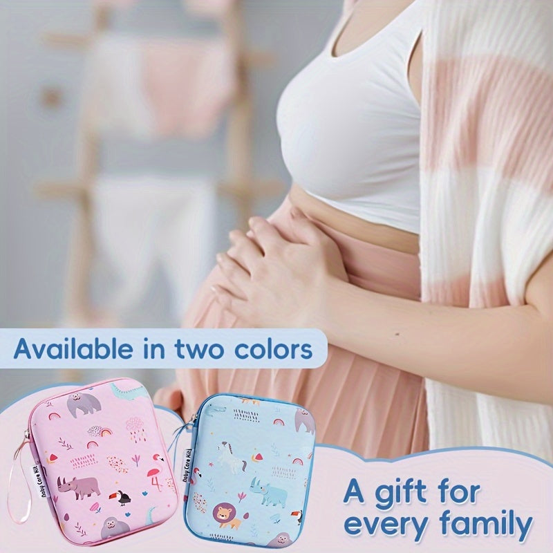 Kids Grooming Kit 14-Piece Safety and Care Set Pink Blue Silicone Essentials