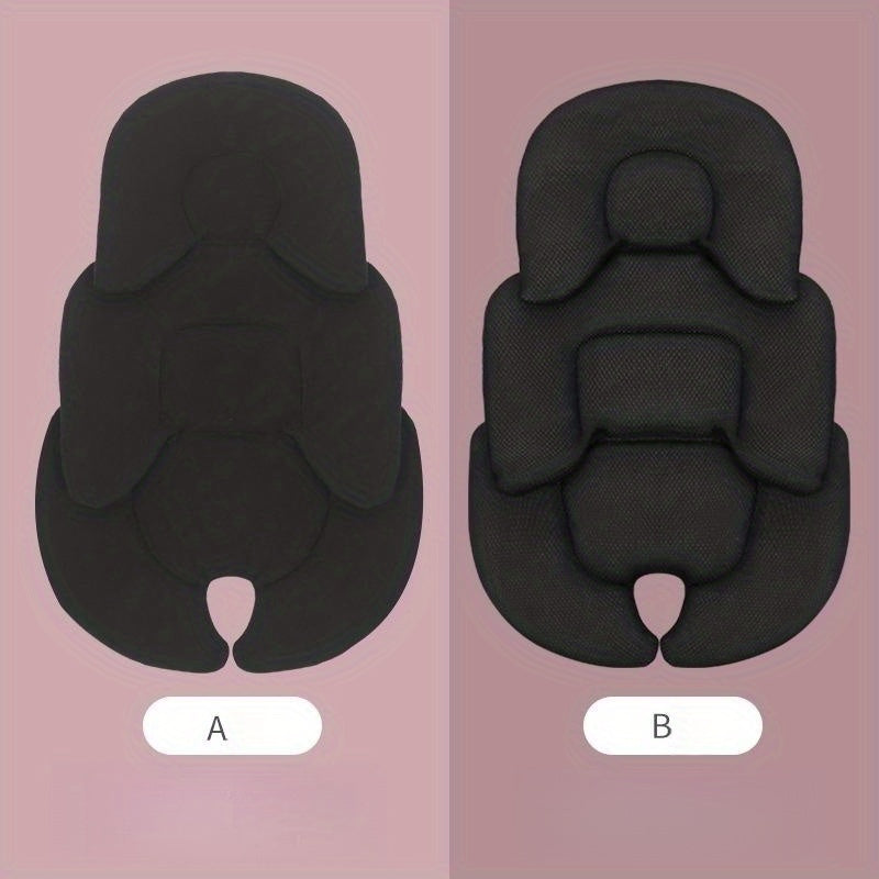 Baby Stroller Cushion Set with Safety Seat Inner Protector and Double-Sided Waist Cushion