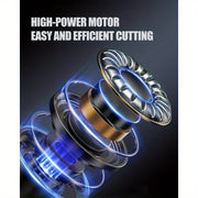 Enleber USB Rechargeable Shaved Ice Cone Machine with Stainless Steel Blades, 2 Reusable Ice Molds. Ideal for Home Kitchen & Camping. Durable and Modern.