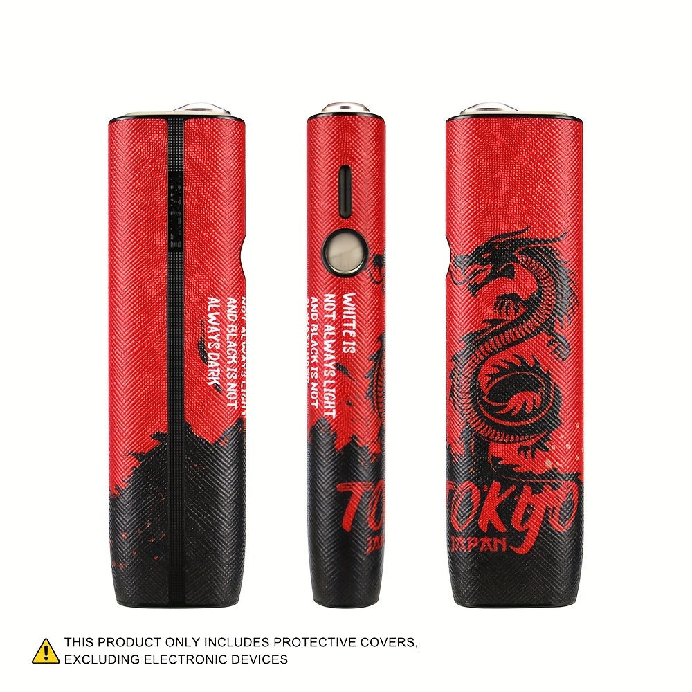 Protective IQOS ILUMA ONE Case Shock-Absorbent Plastic PU Leather Fall Protection