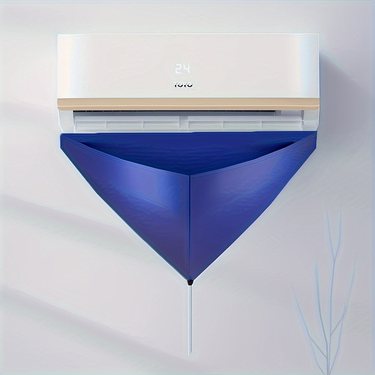 1 упаковка из 4 основных наборов для чистки кондиционера — в комплект входит моющийся чехол, дренажный мешок и шланг, для легкого и энергоэффективного обслуживания настенных кондиционеров в гостиной и спальне вашего дома.