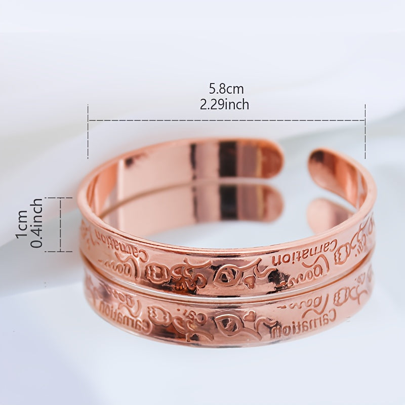 Purple Bronze Women's Bracelet for Everyday Wear or Gifts