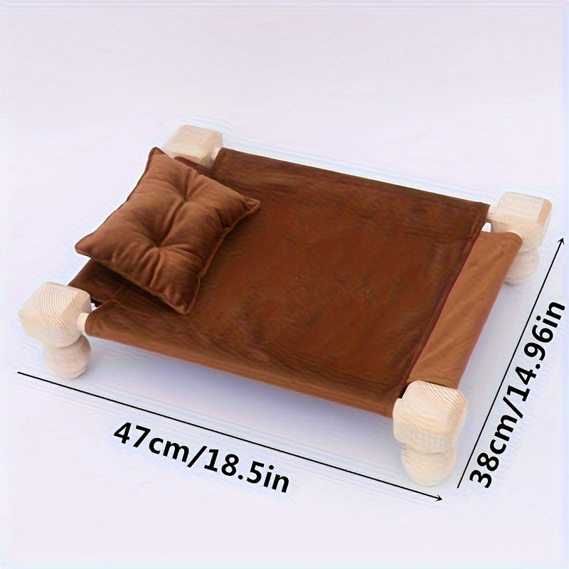 Маленькая деревянная подушка для позирования - идеально подходит для фотопропсов и праздничных подарков на Рождество, Хэллоуин, День благодарения, Пасху и Новый год.