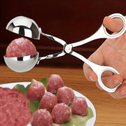 Stainless Steel Meatballer with Anti-Slip Handles for Making Meatballs and Cookie Dough