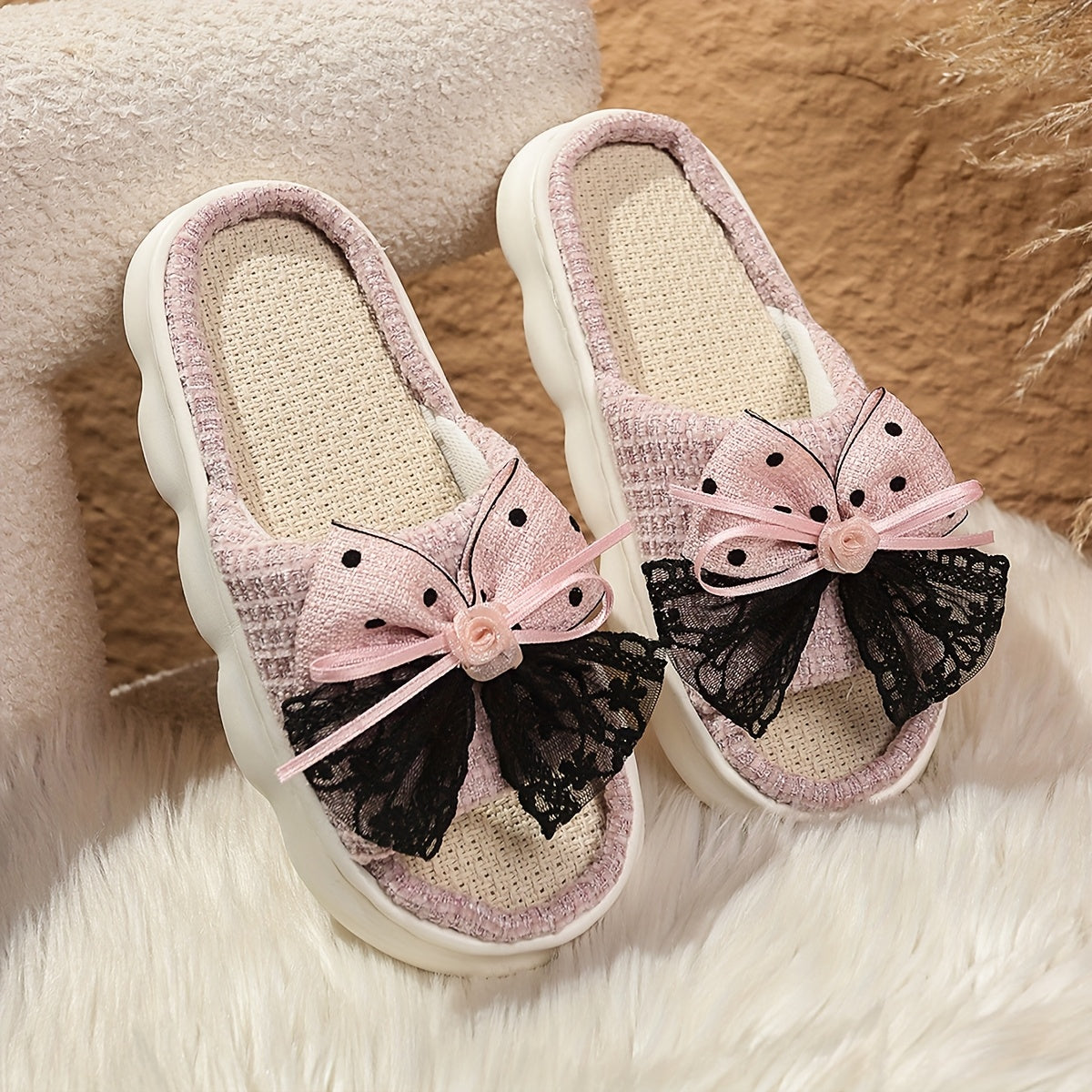 Ayollar uchun tirkamali shabada o'tkazuvchi, barcha mavsumlarga mos, sirpanchiqsiz ichki va tashqi uy poyabzali