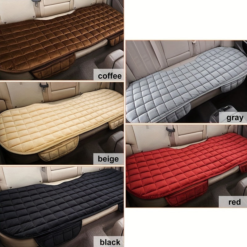 Universal Car Seat Cover Breathable Polyester Quilted Protector for Cars and SUVs