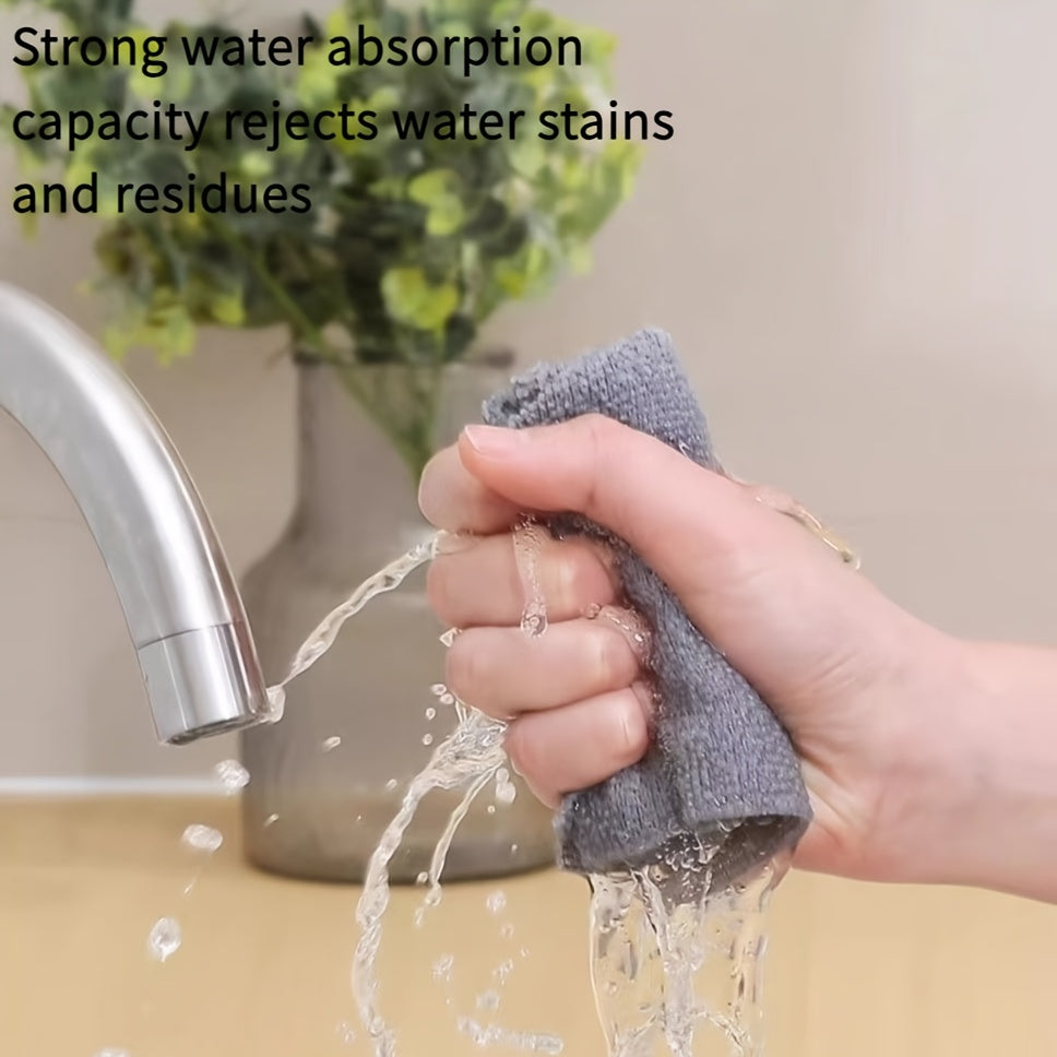 Juego de 20 paños de limpieza de microfibra, ultra-suaves, absorbentes, toallas de cocina reutilizables