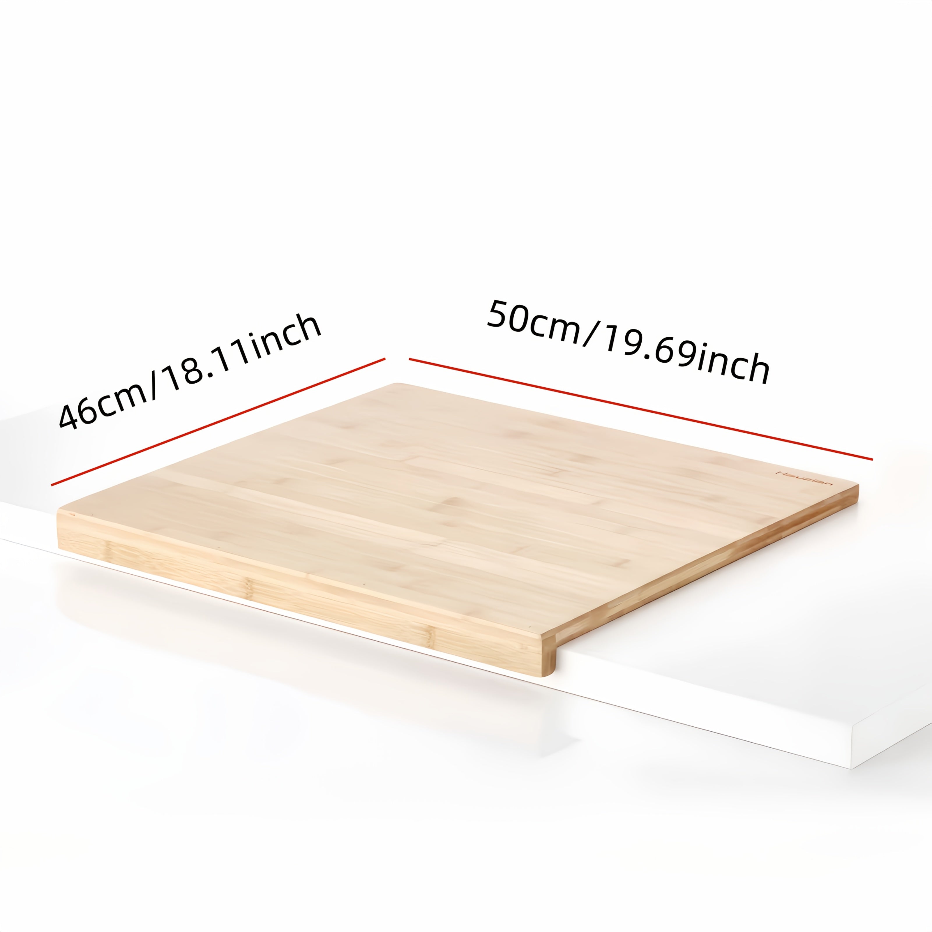 Большая бамбуковая разделочная доска для кухни и использования на улице - идеально подходит для приготовления пищи в любых условиях - универсальная разделочная доска для различных продуктов - отлично подходит для ресторанов, кемпинга и пикников.