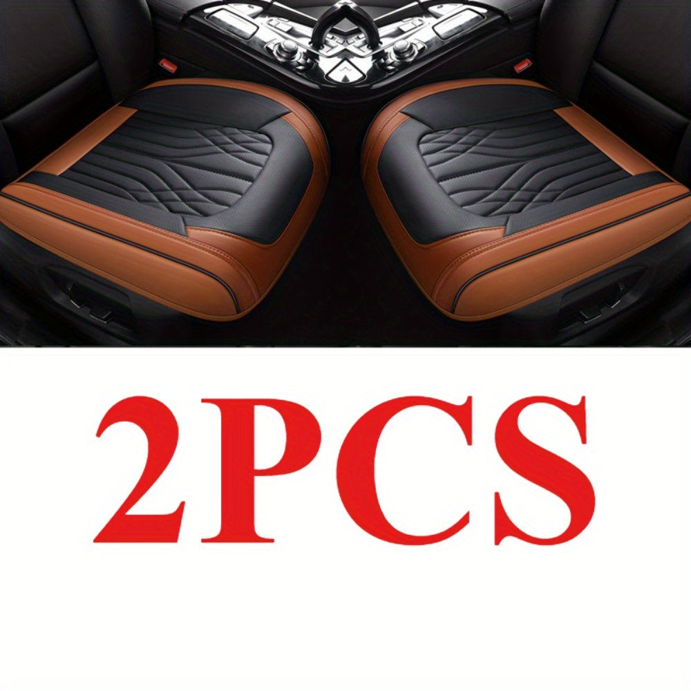 Universal Car Seat Cushion Set 1/2/3 Pcs Breathable PU Leather Non-Slip