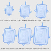 Набор из 6 силиконовых эластичных крышек, предназначенных для мытья и повторного использования. Они подходят для пищевых контейнеров разных размеров, служат крышками для мисок и обеспечивают герметичное уплотнение.