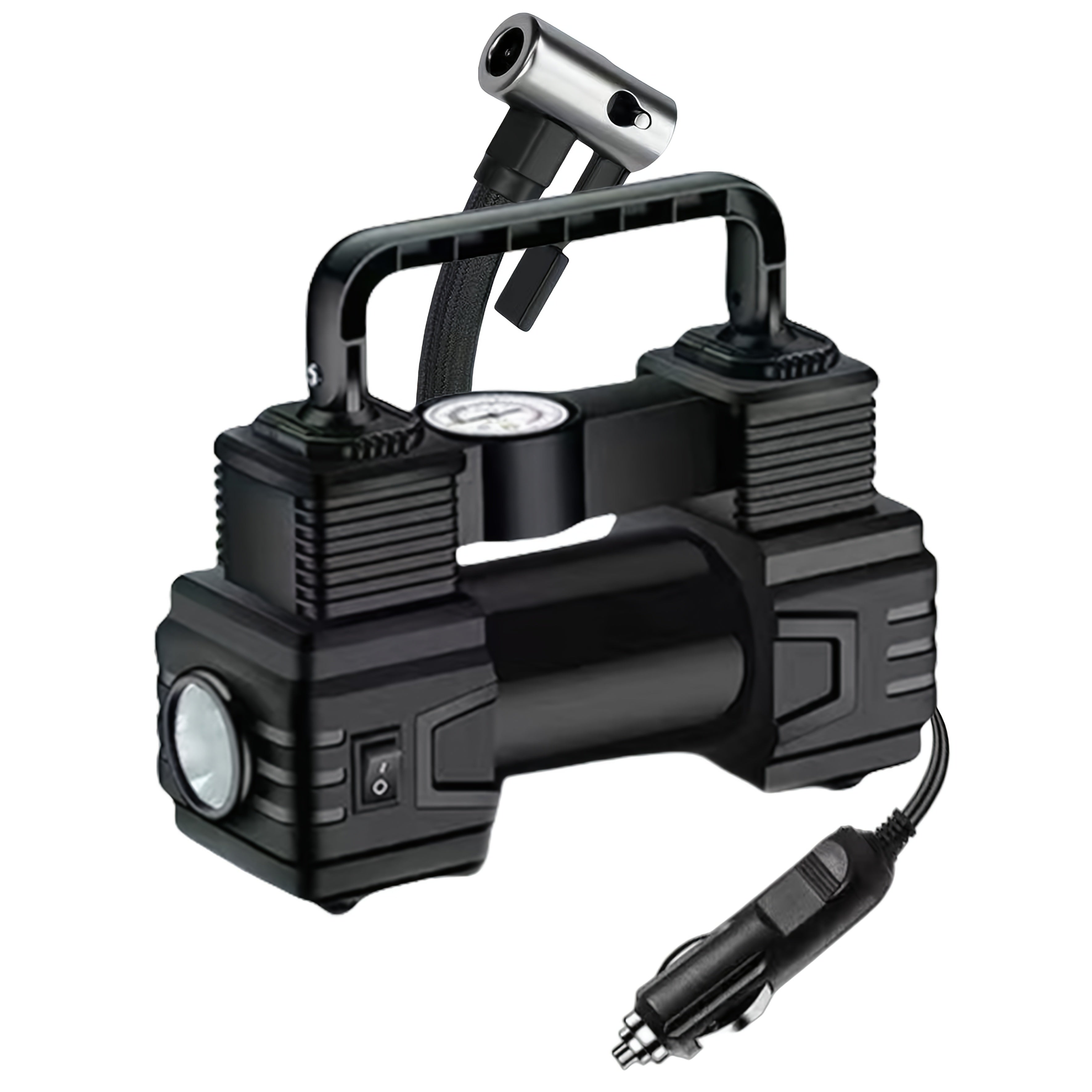 12V Mini Car Inflator Pump Electric Tire Air Pump for Small Vehicles