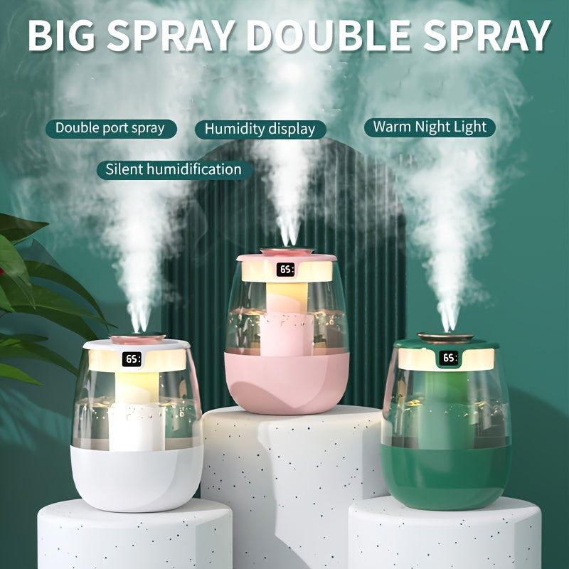 Home Aromatherapy Diffuser With Night Light USB Spray Humidifier for Bedroom Office