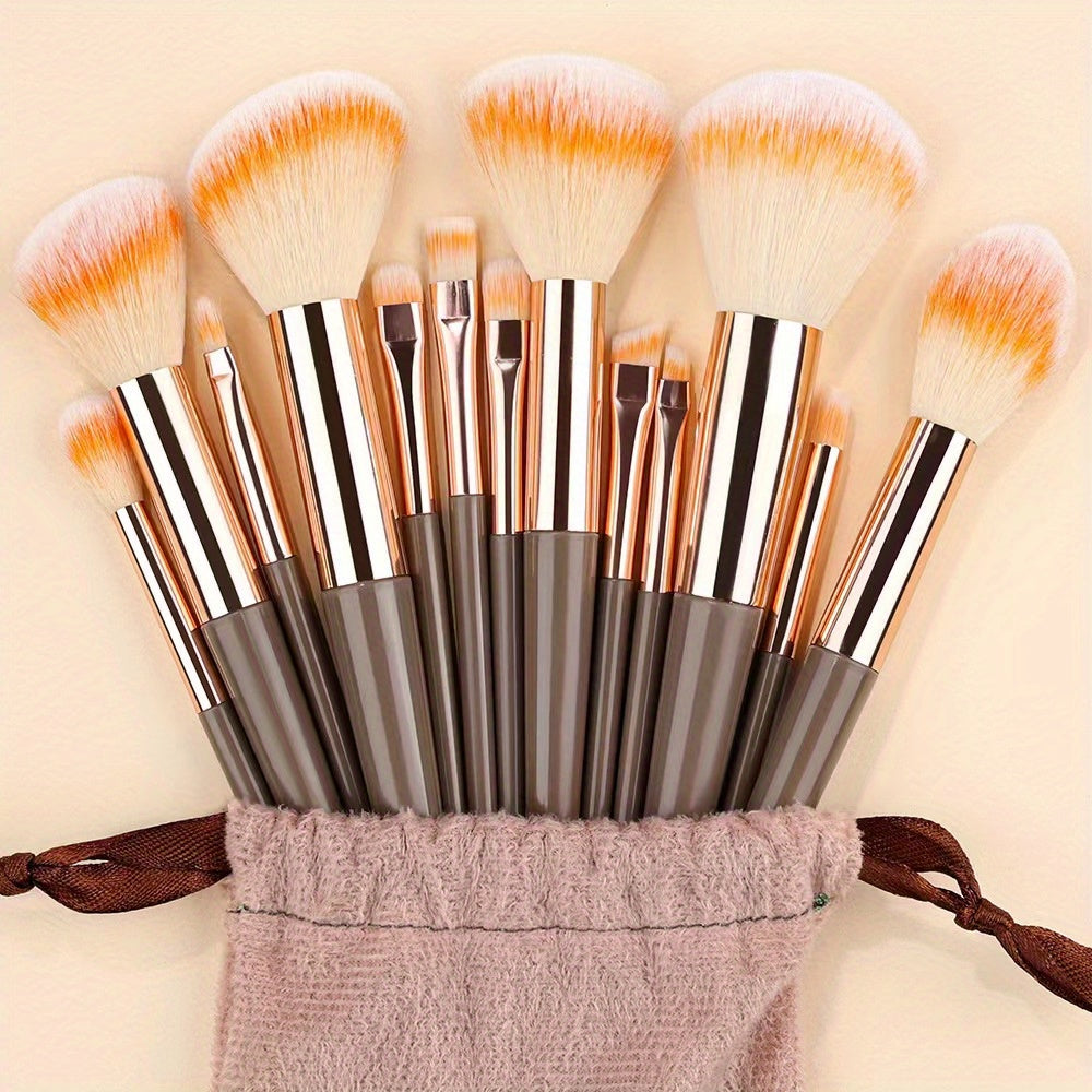 13pcs Makeup Brush Set Soft Fluffy Foundation Blush Eyeshadow Kabuki Beauty Tools