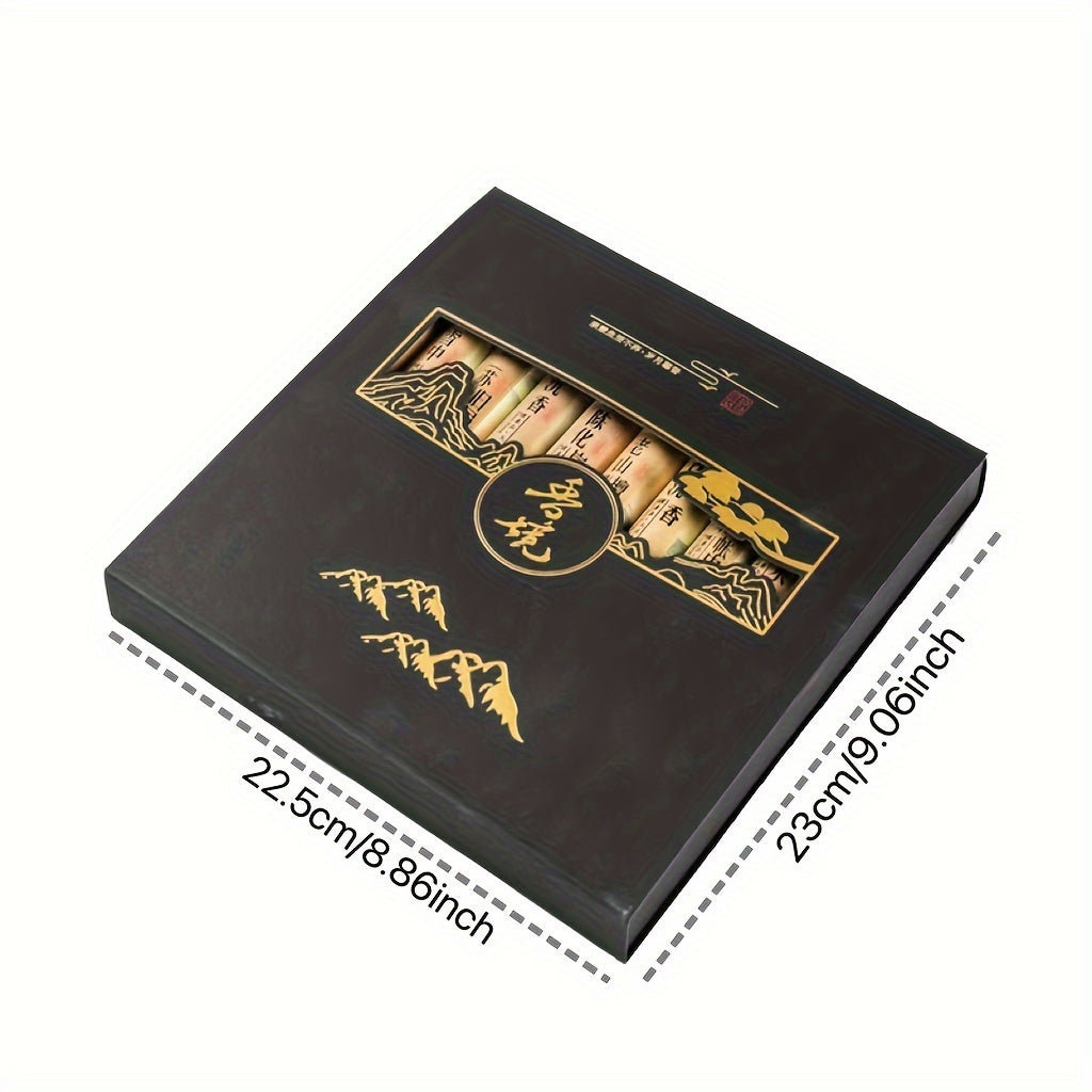 400 tayoqchali tutunli to'plam, meditatsiya, yoga va uy bezatish uchun an'anaviy hidlar bilan. Tuxumsiz ishlab chiqarilgan yog'ochdan tayyorlangan. Sandal va Agarwood kabi turli xil hidlarni o'z ichiga oladi. Rojdestvo va Halloween uchun mukammal.