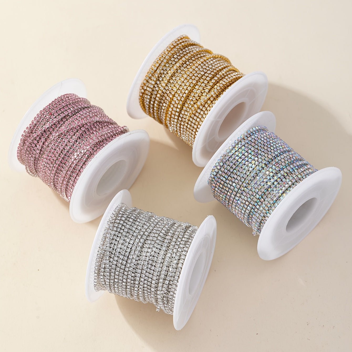 400cm Suv burg'ulash zanjiri, tirnoq san'ati uchun, super chaqnashli, professional foydalanish