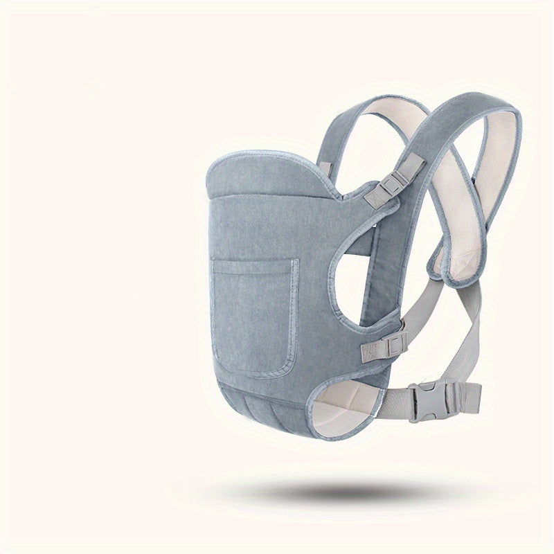 Baby Carrier with Shoulder and Front/Rear Straps for Secure and Comfortable Use