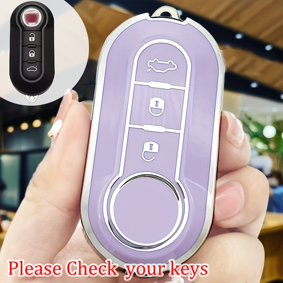 Унисекс мягкий чехол для ключей TPU, полная защита для автомобильных дистанционных аксессуаров