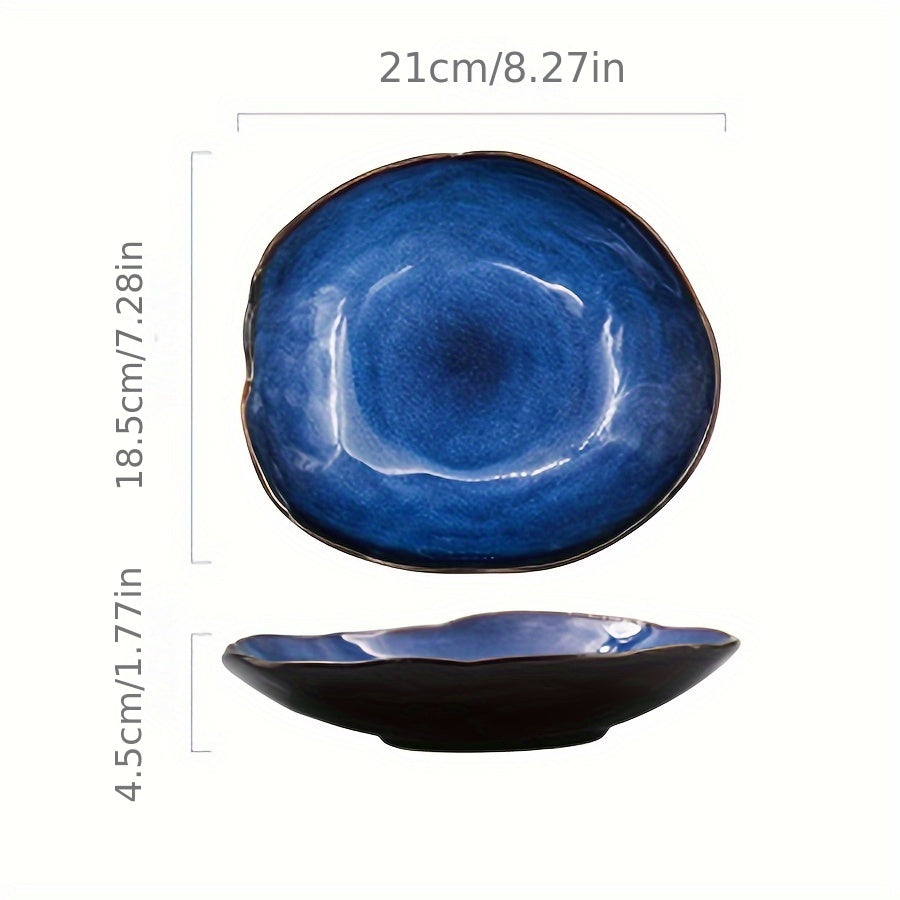 Irregular Ceramic Tableware for Hotels and Restaurants for Sushi and Steak Serving