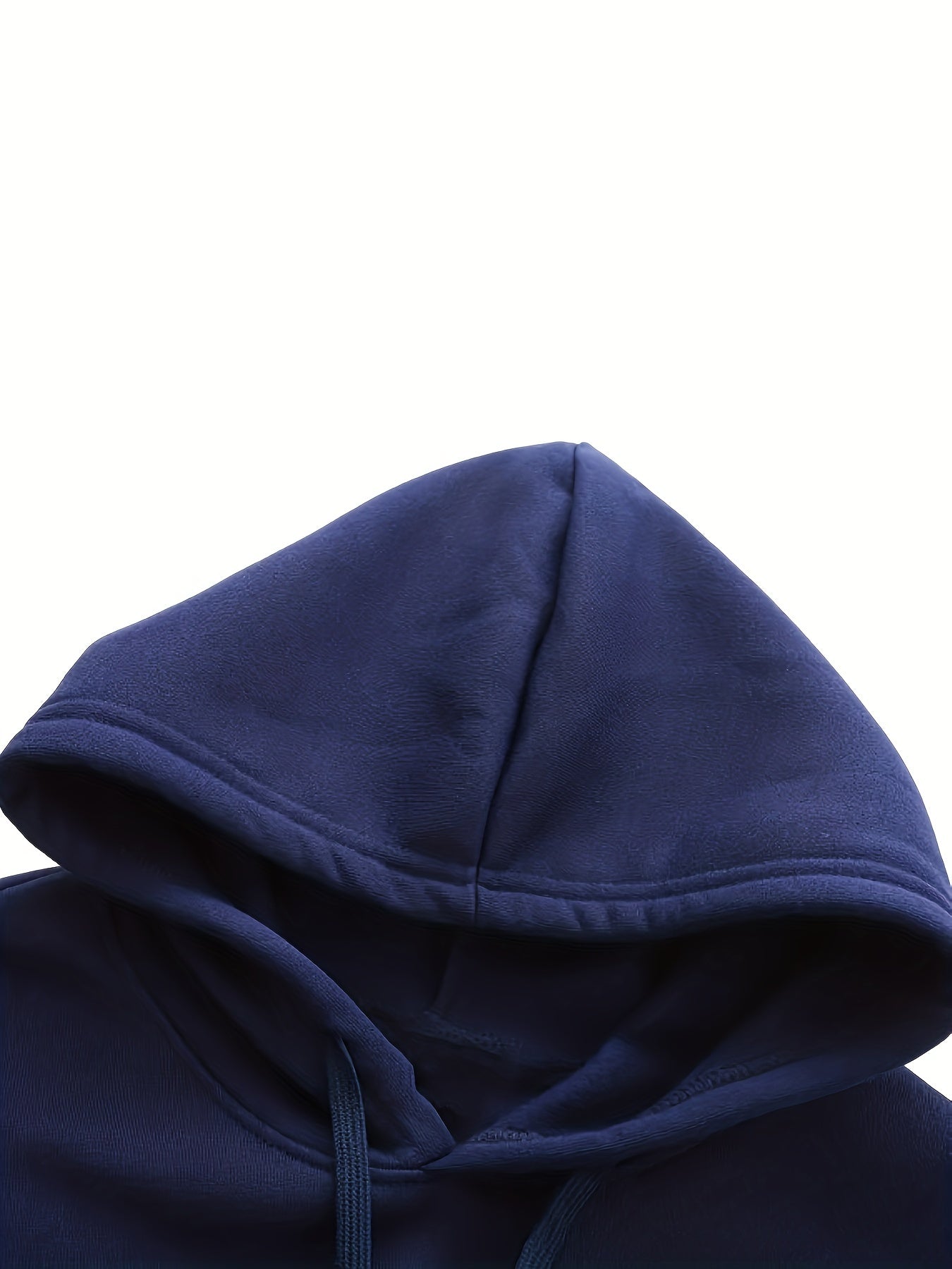 Men's Hooded Sweatshirt 100% Polyester Knit Regular Fit Printed Casual Plus Size Black Grey Navy