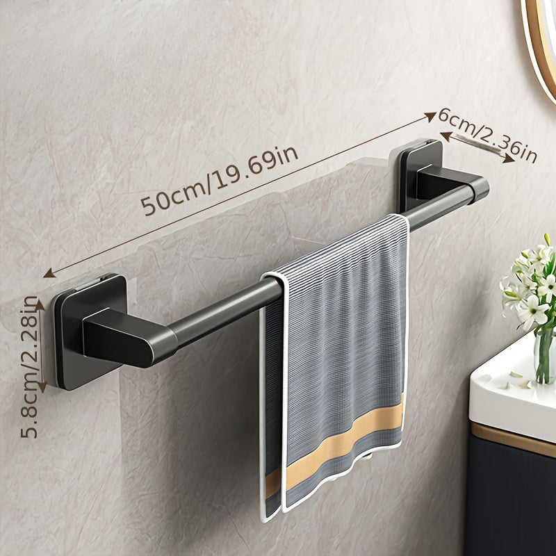 Bathroom Wall Mounted Towel Bar No Drilling 30.48cm 40.64cm 50.8cm