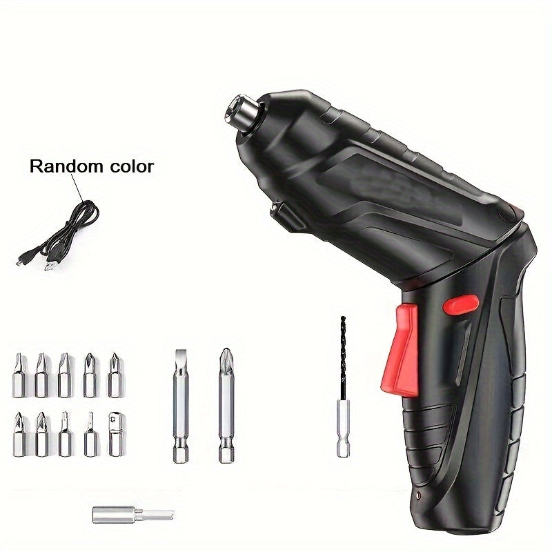 Electric Screwdriver Set 47pcs USB Powered Handheld Plastic Battery-Free