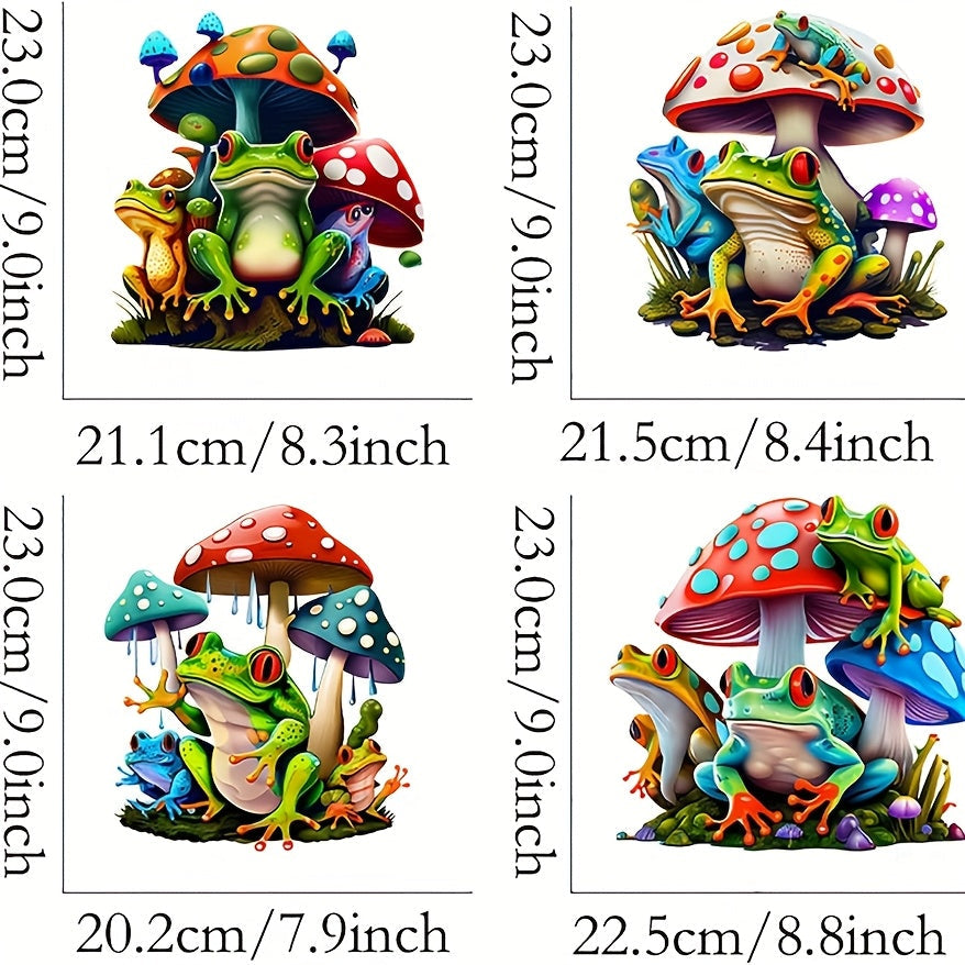 Iron-On Decal Patches for Clothing, DIY Heat Transfer Stickers, for T-Shirts and Jackets