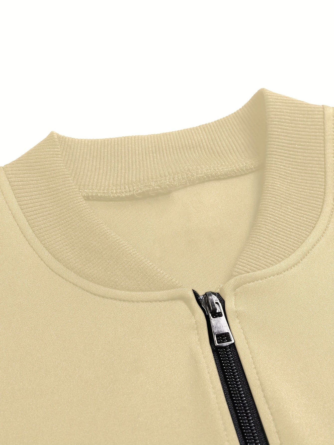 Men's Red Italian Flag Print Bomber Jacket with Zipper Pockets Stand Collar for Fall Winter